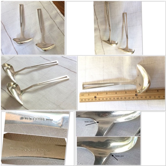 Avanti by Cesla Sterling Silver Flatware MCM made in Mexico - 6 pieces - Picture 5 of 8